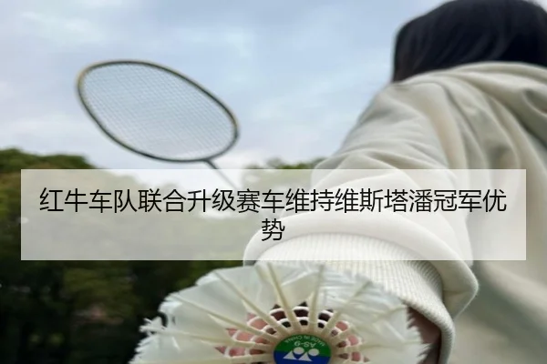 红牛车队联合升级赛车维持维斯塔潘冠军优势 | yidianjing